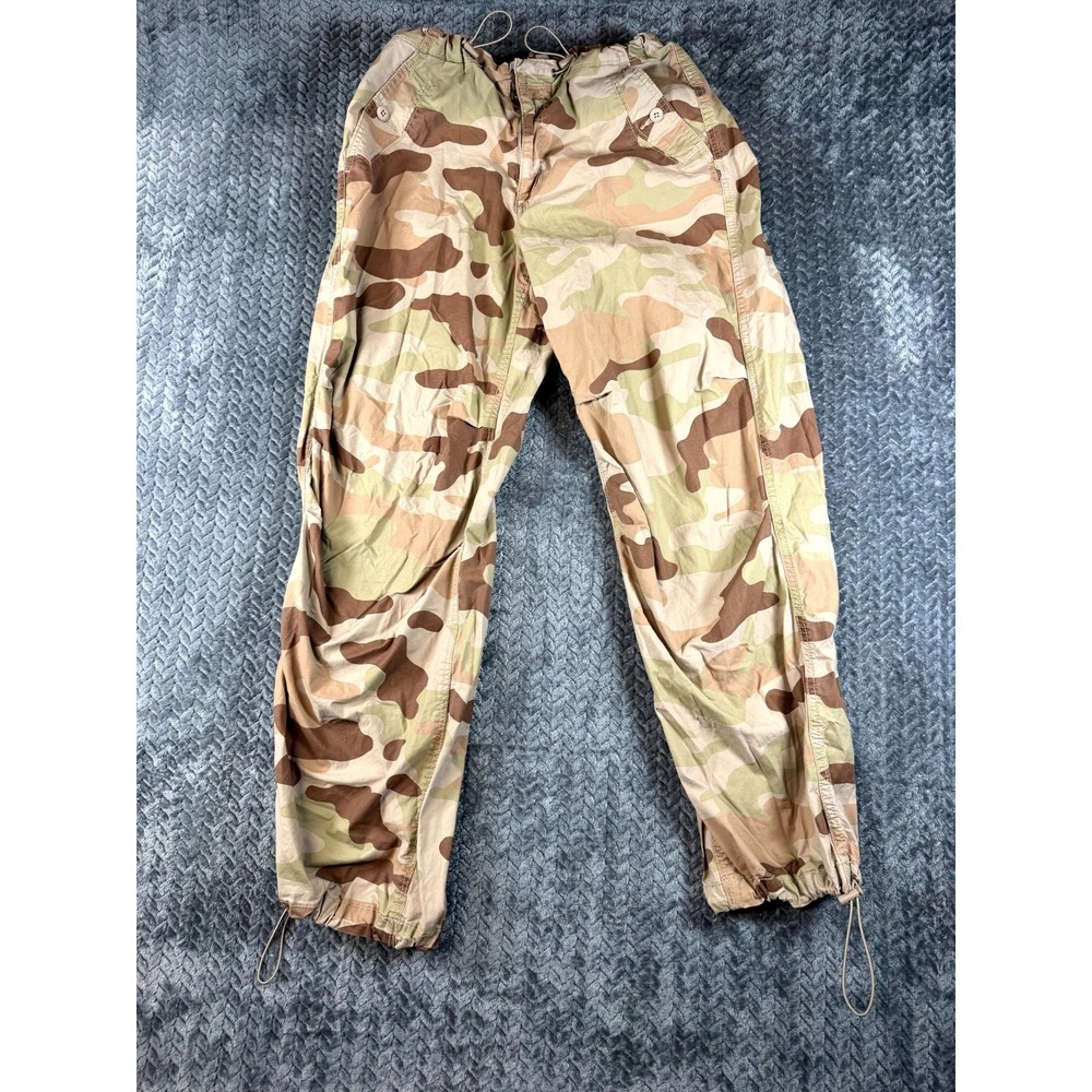 American Eagle Outfitters Jogger Pants Womens‎ Medium Beige Camouflage Mid Rise